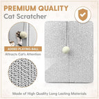 Handy Hound Cat Corner Scratcher - Innovative Cat Scratch Pad for Wall and Corner - Durable and Fun Cat Wall Scratcher for Sharp Claws - White
