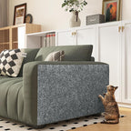 Yenhome Cat Scratch Mat for Wall, Self-Adhesive Anti Cat Scratch Furniture Protector for Couch, Sofa, Wall & Door, 15.7" X 3.94 Ft Grey White Couch Protector from Cat Claws Dogs Claws