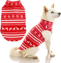 Gooby - Stretch Fleece Vest, Pullover Fleece Vest Jacket Sweater for Dogs, Reindeer Red, X-Small