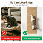 71" X 15.8" Thickened Cat Wall Climbing Carpet, Extra Large Cat Wall Scratcher Mat Tall Wall Mounted Climbing Cat Scratcher with 16 pcs Fixed Nails for Indoor Furniture Couch Sofa Protection (Camel)