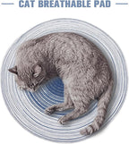 DOITOOL 2pcs Indoor Cat Scratching Pads Cotton Rope Kitten Claw Grinding Mat Reusable Scratch Board for Summer Use