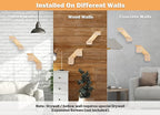 Cat Wall Steps 2-Pack, Two Step Cat Climbing Shelves, Wall-Mounted Reversible Stairway with Durable Sisal Scratching Rope, Ideal for Perching, Climbing, and Playing Furniture