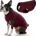 Gooby - Stretch Fleece Vest, Pullover Fleece Vest Jacket Sweater for Dogs, Burgundy, XX-Large Length (19")