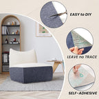 Cat Scratch Furniture Protector - 78.7" x 15.8" Ultra-Durable Couch Scratch Protector from Cats, No Shedding, Fits Any Furniture, Includes Nano Adhesive and Rotating Nails, Furniture Savior (Gray)