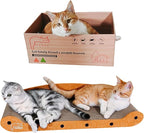 Cat Scratcher Bed 27 Inch Cat Couch Scratcher &16 Inch Cat Scratch Box with Refillable Scratch Pad Cat Scratchers for Indoor Cats Durable Extra Large Cats Lounger Furniture Protector