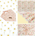 Elegant little tail Dog Bandana, Pink Rose 1PC Washable Dog Scarf Female or Male Square Bib Kerchief Scarf Adjustable Pet Bandana for Medium Large Dogs