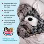 Snuggle Puppy Heartbeat Puppy Toy for Large Breeds, Breed Buddies Collection-Great Dane, Plush Dog Toy with Real-Feel Pulse and Heat Pack for Crate Time, First Nights, and Rest