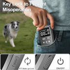 Dog Shock Collar for 2 Dogs, 4500FT Dog Training Collar Rechargeable Electric Collar with Recording & Calling & Vibration & Shock for All Breeds (Gray)