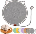 Celery Pets, Dual Scratching Pad for Cats, Celery Pets Cat Scratcher Mat, Natural Cotton Rope Cat Scratching Mat, Scratching Pads for Indoor Cats (Black B,20in)