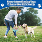 Dog Toys, Interactive Dog Squeaky Toys, Tough Crinkle Stuffed Animal Chew Toy for Small, Medium, Large Breeds, Plush Toy to Keep Them Busy, Pet Toys for Dogs