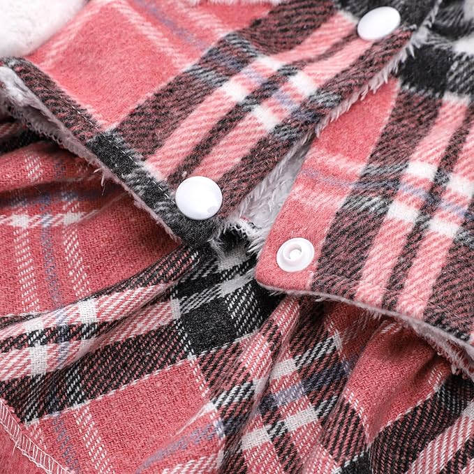 Dog Sweater Dog Winter Clothes for Small Dogs Boy Girl Fall Puppy Dress Warm Fleece Chihuahua Yorkie Teacup Sweaters Dresses for Small Dogs Girl Cat, Pink, S