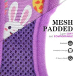 EXPAWLORER Easter Small Dog Harness - Dog Collar and Leash Set - Soft Mesh Padded Adjustable Step in Puppy Vest Harness No Pull, Reflective Escape Proof for Outdoor Walking, Bunny Egg M