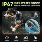 Dog Bark Collar with Remote – 2-in-1 Automatic & Manual Modes, Smart Anti Bark Dog Training Collar with Beep, Vibration & Shock, 330FT Range, IP67 Waterproof, Rechargeable (8-150lbs)