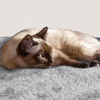 Topeakmart Cat Tower Cat Tree, 76 Inches Plush Cat House with Condos Perches Raised Edge as Cats Activity Center