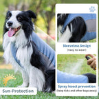 Dog Shirt, Cooling Vest Lightweight Breathable, Dog T-Shirts All-Season UV Protection Pet Clothes Quick Dry Soft Stretchy Pet Shirt Vest for Small Medium Large Dogs (Water Drop 1PC, Medium)