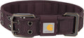 Carhartt Pet Fully Adjustable Wide Webbing Collar for Dogs, Heavy Duty Nylon for Walking & Training, Deep Wine, Medium