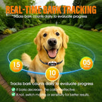 Smart Dog Bark Collar for Small Medium Large Dogs 10-100lbs, Humane Anti-Bark Device with Anti-False Trigger Gravity Sensor & Bark Count Tracking, 4 Modes & 8 Levels to Effectively Stop Barking