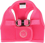 Puppia Neon Soft Vest Harness Step-in No Choke No Pull Walking Training for Small and Medium Dog, Pink, X-Large