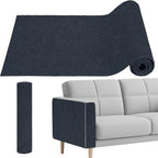 Cat Scratch Couch Furniture Protector, Self-Adhesive & Cuttable Furniture Scratch Protector Pad, Wear-Resistant Wall & Sofa Guard, Multi-Functional Cat Scratcher Dark Gray