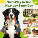 9-Pack Dog Rope Toys for Large Dogs – Strong Tug Toys for Aggressive Chewers, Ideal for Tug-of-War & Teeth Cleaning, Multi-Style Rope Set for Active Dogs