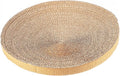 ABOOFAN Cat Scratch Board Replacement Core Round Corrugated Cardboard 14.43 Inch Durable Indoor Floor Cat Scratch Pad Refill for Kitten Play and Rest