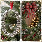 BigOtters 50 Pcs Jingle Bells for Crafting, 1 Inch Craft Bells Bulk for DIY, Home Christmas Decoration, Silver