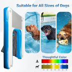 Inflatable Water Ramp for Dogs 60" L x 40" W - Durable, Puncture-Resistant Surface Ensures Safe and Easy Access to Water for Dogs Up to 230 Pounds, Perfect for Pools, Lakes, and Beaches