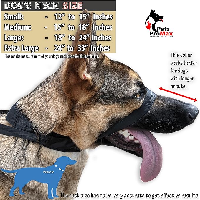No-Pull Dog Headcollar – Stops Sudden & Constant Pulling on the Leash, Gentle & Effective Training Collar for Large & Small Dogs – No Choking or Pinching, Comfortable & Safe for Peaceful Walks (XL)