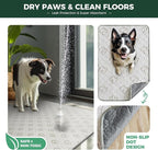 FXW Homeplus Unleashed Indoor Dog Playpen - Stress-Free and Safe Play, Heavy Duty 40 Inch 8 Panels with Washable Pee Pad for Medium and Large Dogs, White│Patented