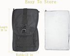 Soft Sided Carrier for Small Medium Cats Dogs,Removable Pad Collapsible Travel Pet Carrier Large Black