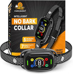 2026 Upgraded Intelligent Dog Bark Collar for Medium & Large Dogs (20 LBs-110 LBs)- Beep, Vibration & Safe Static Shock, 7 Sensitivity Levels Adjustment - Stops Excessive Barking (No Remote)