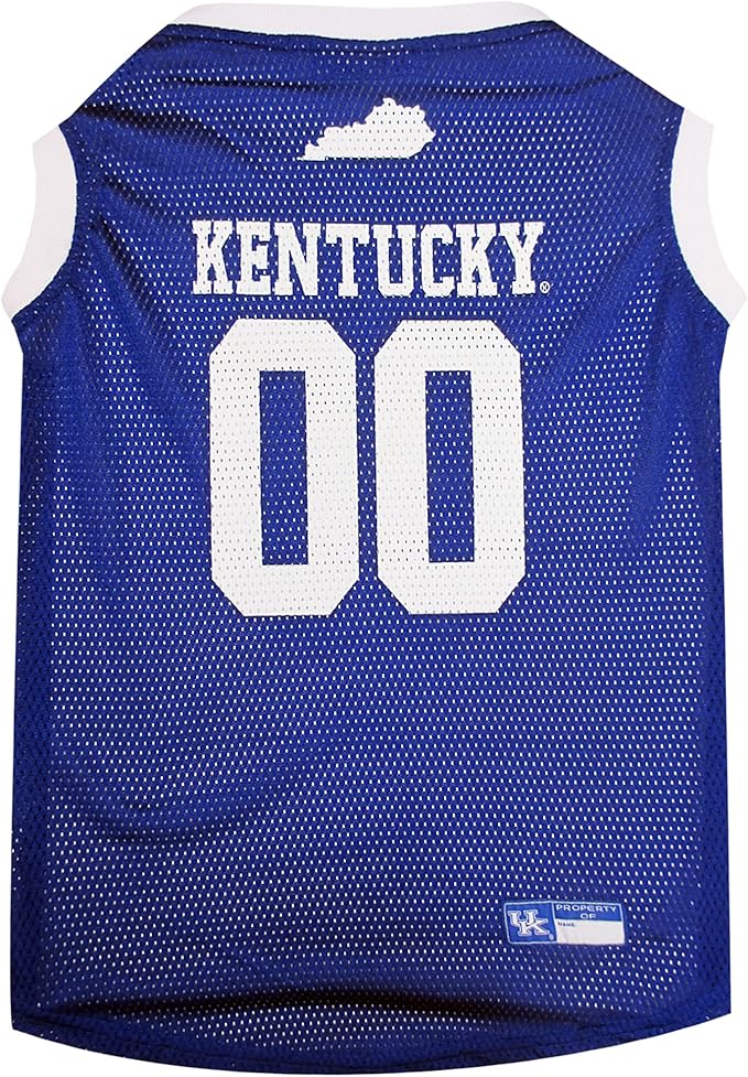 Pets First NCAA Basketball Pet Jersey KENTUCKY WILDCATS Dog Jersey, Small (KY-4020-SM)