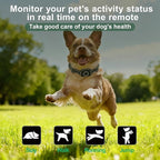 3-in-1 Dog Training Collar,Anti-Bark & Activity Monitor,3300ft Remote Range, LED Light, 3 Training Modes Beep Vibration Shock, Rechargeable Waterproof Dog Shock Collar for Small Medium Large Dogs