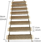 Cat Ladder Bridge Cat Tree Scratching Post Cat Tower - Enhance Your Cat's Playground with Our Sturdy Cat Bridge (L-22in (56cm))