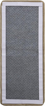 SAFAVIEH Cat Scratch Mat Pad Collection, 10" x 24", Ivory, Sisal & Jute Boucle Weave, Velcro & Slip Resistant Backing