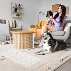 Zopeal 6.5ft Cat Repellent Mat with 8 Ground Stakes 8 Zip Ties, Spikes Deterrent Mat Keep Dog Off Couch for Indoor Outdoor Keep Pet Off Yard Garden, 79 x 12 Inch/1 Roll