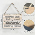 No Soliciting Sign For House, Do Not Knock Or Ring Doorbell, Do Not Knock Or Ring Doorbell, Rustic Hanging Sign For Front Door, Nursery Home Bedroom - f003