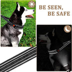 Mayerzon Martingale No Pull Dog Collar, Reflective Walking Collar for Large Medium Dogs Pitbull Belgian Malinois Doberman That Pull, Anti Pull Dog Collar with Buckle for Training Hunting