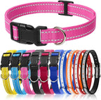 PetJoy 3-Pack Replacement Straps for Shock & E Collars - Durable Nylon Adjustable Dog Collars, 8-27 Inches, Quick Release Buckle & D-Ring