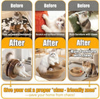 2 Packs Modern Cat Scratcher - Reversible Cardboard Scratcher for Cats, Kitty kurlz cat Toy & Twisty Paws cat Toy, Fun Toys for Bored Indoor Cats