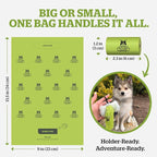 Pogi’s Dog Poop Bags – Leak-Proof & Extra Thick Pet Waste Bags with 2 Holders (Fresh Scent, 50 Rolls, 750-Count)