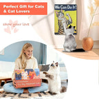 Art Cat Scratching Pad,Wall Scratcher for Indoor Cats - 16.54x11.81x1.18 Inches, Double-Sided Use, Cat Cardboard Scratcher Fits All Breeds & Sizes, Easy to Install,Cat Gifts