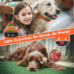 PaiPaitek Vibrating Dog Collar No Shock - 3300ft Dog Training Collar with Remote for 10-120lbs Small Medium Large with Beep, Vibration, Ultrasonic Modes, Security Lock & No Prongs