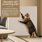 78.7"x15.8" Cat Scratch Mat,Adhesive Cat Scratch Pad for Furniture,DIY Cats Scratch Furniture Protector for Furniture,Sofa,Couch,Covering Cat Scratching Post Replacement Pads,Beige