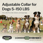 SafeShock® (Latest Model) - Dog Collar with Remote Control, Dog Training Collar with Remote - Beep & Vibration First, Adjustable Levels, 4200FT Range, for Small, Medium & Large Dogs