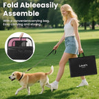 Love's cabin Pet Puppy Dog Playpen, Medium Dog Tent Crates Cage Indoor/Outdoor, Portable Playpen for Cat, Foldable Pop Up Dog Kennel Playpen with Carring Case, Removable Zipper Top, Light Pink