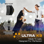 INVIROX Ultra K9 Dog Training Collar, 124 Levels for Reactive, Stubborn or Hard-to-Train Dogs, Long Range ¾ Mile, Night-Light Mode, Safe Communication, IP67 Waterproof E Collar for Large Dogs