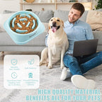 Slow Feeder Dog Bowls for Healthy Eating, Non-Slip and Anti-Choking Design, Reduces Bloating & Overeating for Large Dogs, Easy to Clean