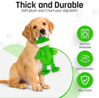 FGA MARKETPLACE Pack of 5 Flat NO Stuffing NO Squeak Plush Dog Toys, Funny Style Will Entertain Your Pet for Hours, Recommended for Small and Medium Dog 21 INCH Long