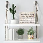 No Soliciting Sign For House, Do Not Knock Or Ring Doorbell, Do Not Knock Or Ring Doorbell, Rustic Hanging Sign For Front Door, Nursery Home Bedroom - f003